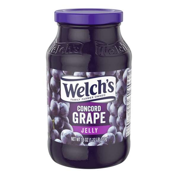 Welchs Welch's Concord Grape Jelly 18 oz. Jar, PK12 WPD50500